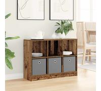 vidaXL Credenza con cassetto Legno vecchio 88,5 x 27,5 x 63,5 cm