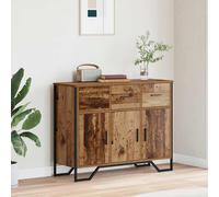vidaXL Credenza con cassetto Legno vecchio 97 x 32,5 x 74,5 cm
