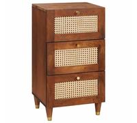 vidaXL Credenza con cassetto Marrone 40 x 33.5 x 75 cm