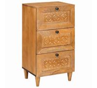 vidaXL Credenza con cassetto Marrone chiaro 33.5 x 40 x 75 cm
