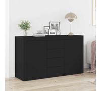 vidaXL Credenza con cassetto Nero 120 x 36 x 69 cm Legno multistrato