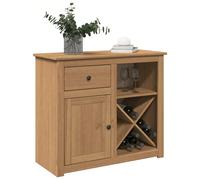vidaXL Credenza con Cassetto Panama 93x40x80 cm Legno Massello di Pino Se avete a disposizione poco spazio di conservazione e ve ne serve di più, questa credenza in legno è ciò che fa per voi! Legno m