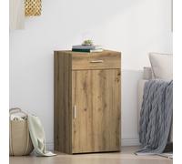 vidaXL Sideboard Artisan Rovere 30x42,5x93 cm Legno ingegnerizzato