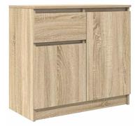 vidaXL Credenza con Cassetto Rovere Sonoma 71x35x65 cm in Truciolato, Mobile Contenitore, Mobile credenza, Armadio corridoio, Mobile Buffet