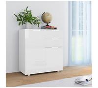 VIDAXL - Credenza con Finitura Lucida Bianca 71x35x80 cm in Truciolato