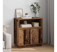 vidaXL Credenza con LED Legno vecchio 71 x 34.5 x 75 cm