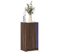 vidaXL Credenza con LED Rovere Marrone 42,5x34x85 cm Legno Multistrato