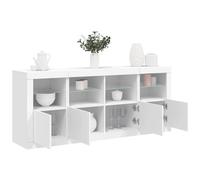 VIDAXL - Credenza Con Luci Led Bianca 163x37x67 Cm