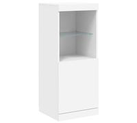 vidaXL Credenza con Luci LED Bianca 41x37x100 cm