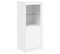 vidaXL Credenza con Luci LED Bianca 41x37x100 cm