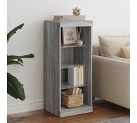 vidaXL Credenza con Luci LED Grigio Sonoma 41x37x100 cm