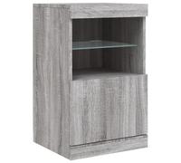vidaXL Credenza con Luci LED Grigio Sonoma 41x37x67 cm