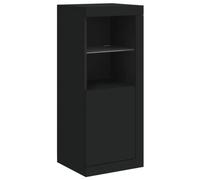 vidaXL Credenza con Luci LED Nera 41x37x100 cm