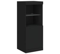 vidaXL Credenza con Luci LED Nera 41x37x100 cm