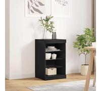 vidaXL Credenza con Luci LED Nera 41x37x67 cm