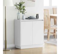 vidaXL Credenza con porta Bianco 71 x 34.5 x 75 cm Legno multistrato