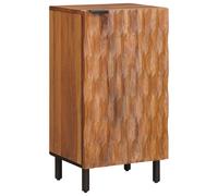 vidaXL Credenza con porta Finitura Marrone Acacia 40 x 33 x 75 cm