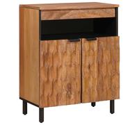 vidaXL Credenza con porta Finitura Marrone Acacia 60 x 33 x 75 cm