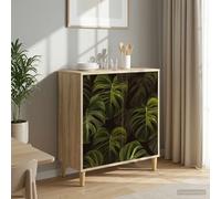 vidaXL Credenza ELBURG Sonoma 69 x 33 x 75 cm Legno ingegnerizzato, Mobile laterale rettangolare moderno, grande spazio per soggiorno e sala da pranzo, arredo elegante per la casa