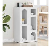 vidaXL Credenza ELST Bianco 59 x 35 x 100,5 cm Legno ingegnerizzato