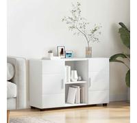 vidaXL Credenza FLORIN 88,5 x 30,5 x 55,5 cm Bianco