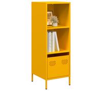 vidaXL Credenza Giallo Senape 35x39x103,5 cm in Acciaio