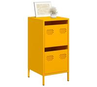 vidaXL Credenza Giallo Senape 35x39x73,5 cm Acciaio Laminato a Freddo