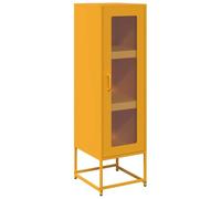 vidaXL Credenza Giallo Senape 36x39x123 Acciaio Laminato Freddo