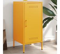 vidaXL Credenza Giallo Senape 36x39x79 cm in Acciaio