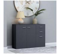VIDAXL - Credenza Grigia 105x30x75 cm in Legno Multistrato