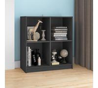vidaXL Credenza Grigia 70x33x76 cm in Legno Massello di Pino