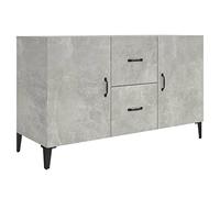 vidaXL Credenza Grigio Cemento 100x36x60 cm in Legno Multistrato