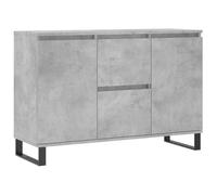 vidaXL Credenza Grigio Cemento 104x35x70 cm in Legno Multistrato, credenza con Ante, Mobile da Soggiorno, portaoggetti, credenza da Cucina