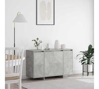 vidaXL Credenza Grigio Cemento 120 x 41 x 75 cm Legno Multistrato, Mobile da Soggiorno, Rettangolare, unità Moderna per Storage, Legno ingegnerizzato, organizzatore Elegante, Multiuso