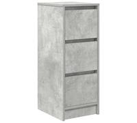 vidaXL Credenza Grigio Cemento 29,5x34x76 cm in Legno Multistrato