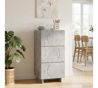 vidaXL Credenza Grigio Cemento 33,5 x 34,5 x 75 cm