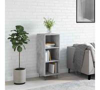 vidaXL Credenza Grigio Cemento 34,5x32,5x90 cm in Legno Multistrato
