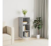 vidaXL Credenza Grigio Cemento 34,5x32,5x90 cm in Legno Multistrato