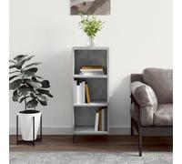 vidaXL Credenza Grigio Cemento 34,5x32,5x90 cm in Legno Multistrato