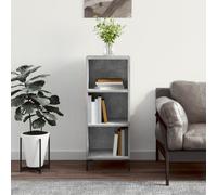 vidaXL Credenza Grigio Cemento 34,5x32,5x90 cm in Legno Multistrato