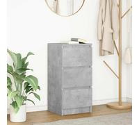 vidaXL Credenza Grigio Cemento 37,5x35x76 cm in Legno Multistrato