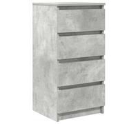 vidaXL Credenza Grigio Cemento 37,5x35x76 cm in Legno Multistrato, armadietto, credenza, Armadio da corridoio, Buffet, Armadio da Cucina