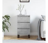 vidaXL Credenza Grigio Cemento 40x35x70 cm in Legno Multistrato