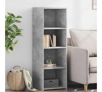 vidaXL Credenza Grigio Cemento 40x41x124cm in Legno Multistrato