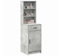 vidaXL Armadio Alto Grigio Cemento 40x41x135 cm Legno ingegnerizzato