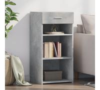 vidaXL Credenza Grigio Cemento 45x42,5x93 cm in Legno Multistrato