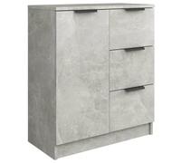 vidaXL Credenza Grigio Cemento 60x30x70 cm in Legno Multistrato