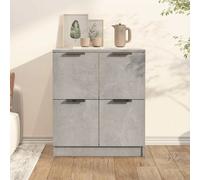 vidaXL Credenza Grigio Cemento 60x30x70 cm in Legno Multistrato