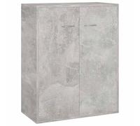 vidaXL Credenza Grigio Cemento 60x30x75 cm in Legno Multistrato