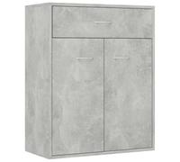 vidaXL Credenza Grigio Cemento 60x30x75 cm in Legno Multistrato